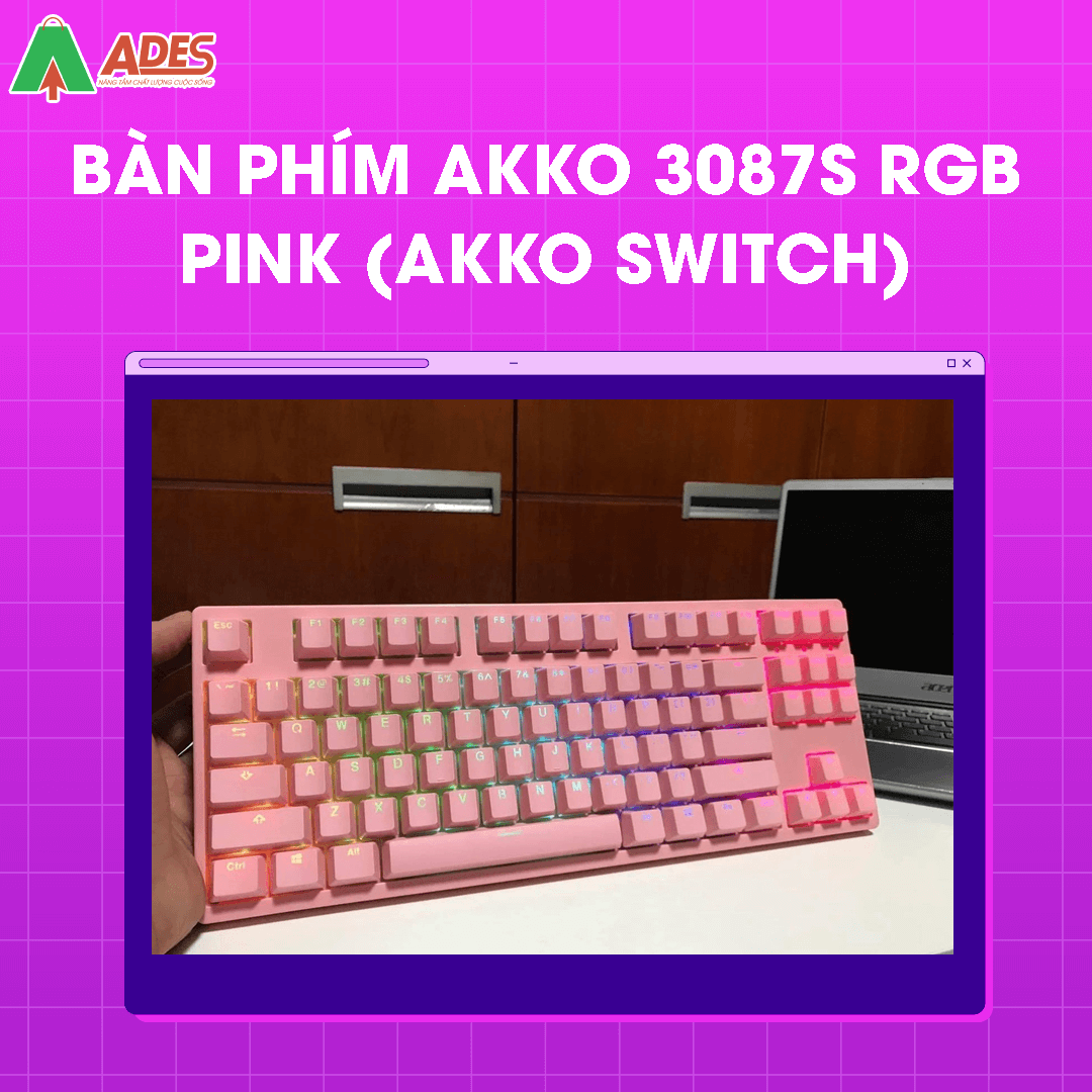 AKKO 3087S - Pink RGB (AKKO sw) 