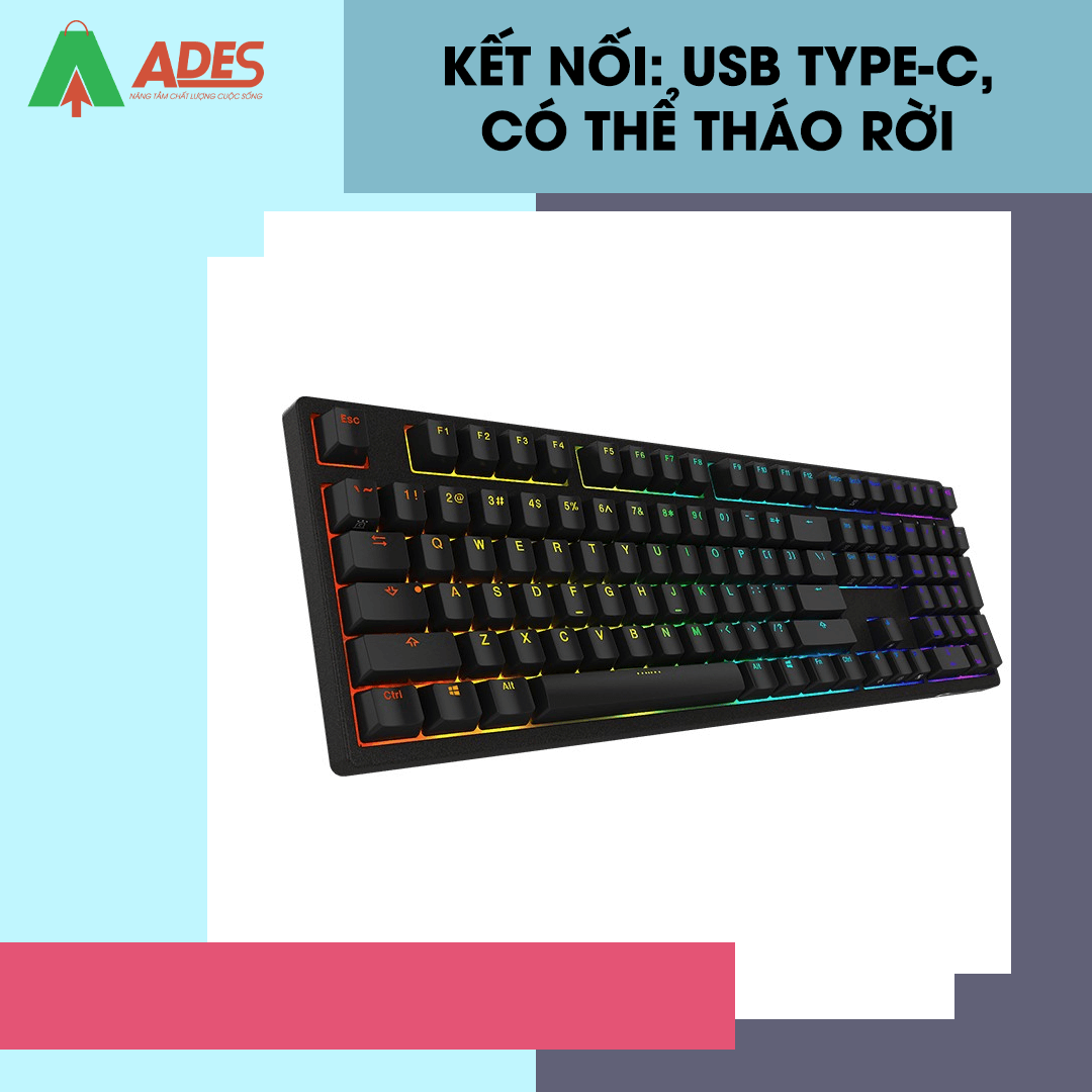 AKKO 3108S – Black RGB (Cherry sw)