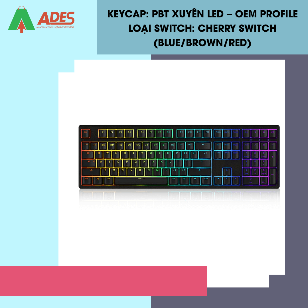 AKKO 3108S – Black RGB (Cherry sw)