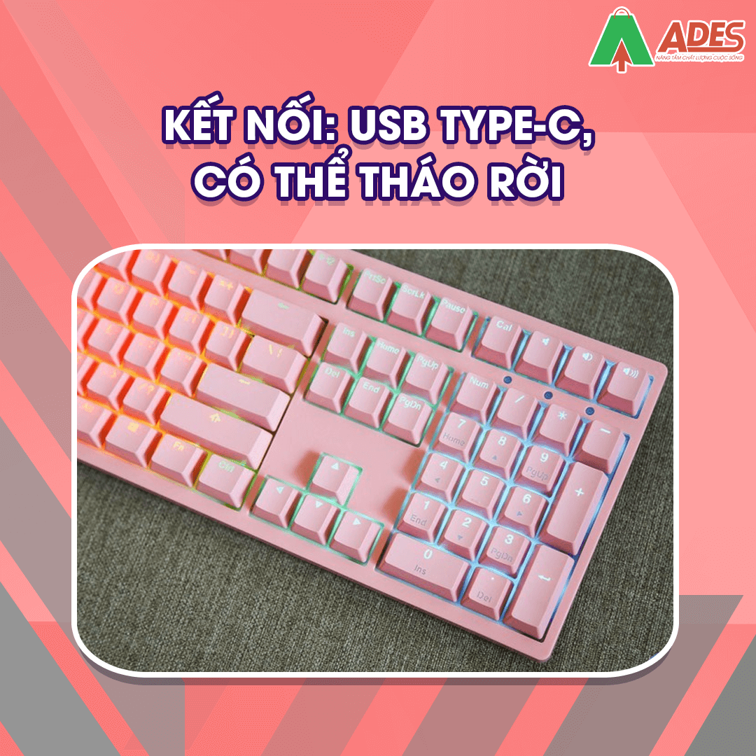 AKKO 3108S - Pink RGB (Cherry sw)