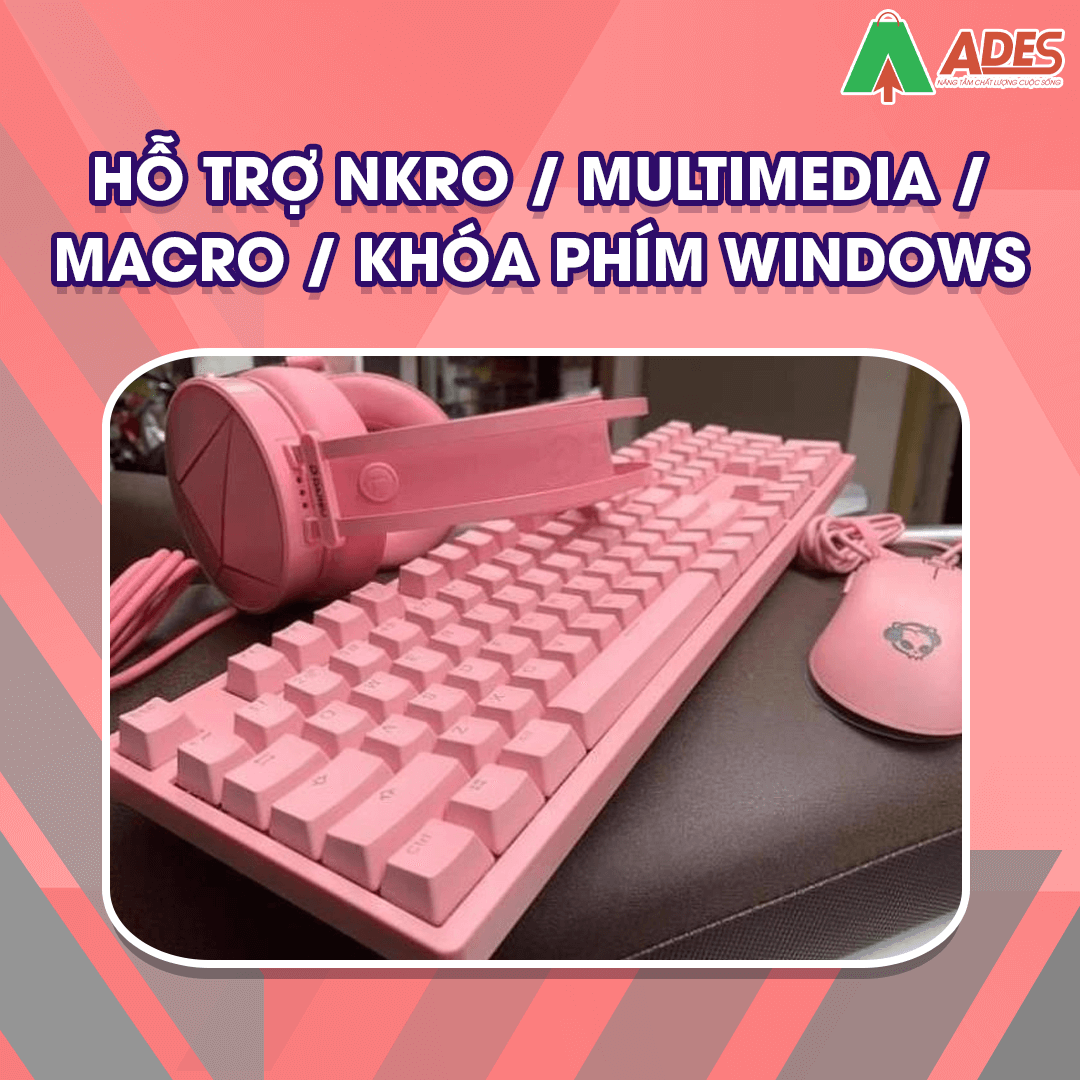 AKKO 3108S - Pink RGB (Cherry sw)