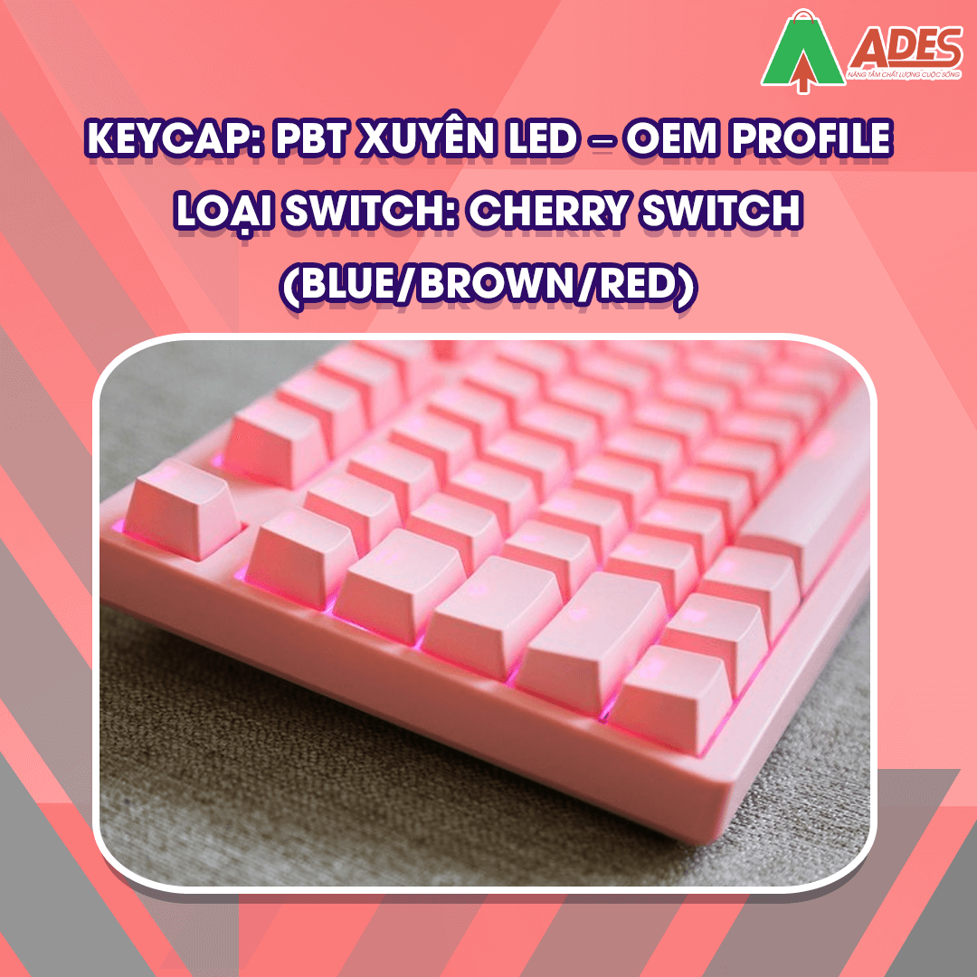 AKKO 3108S - Pink RGB (Cherry sw)