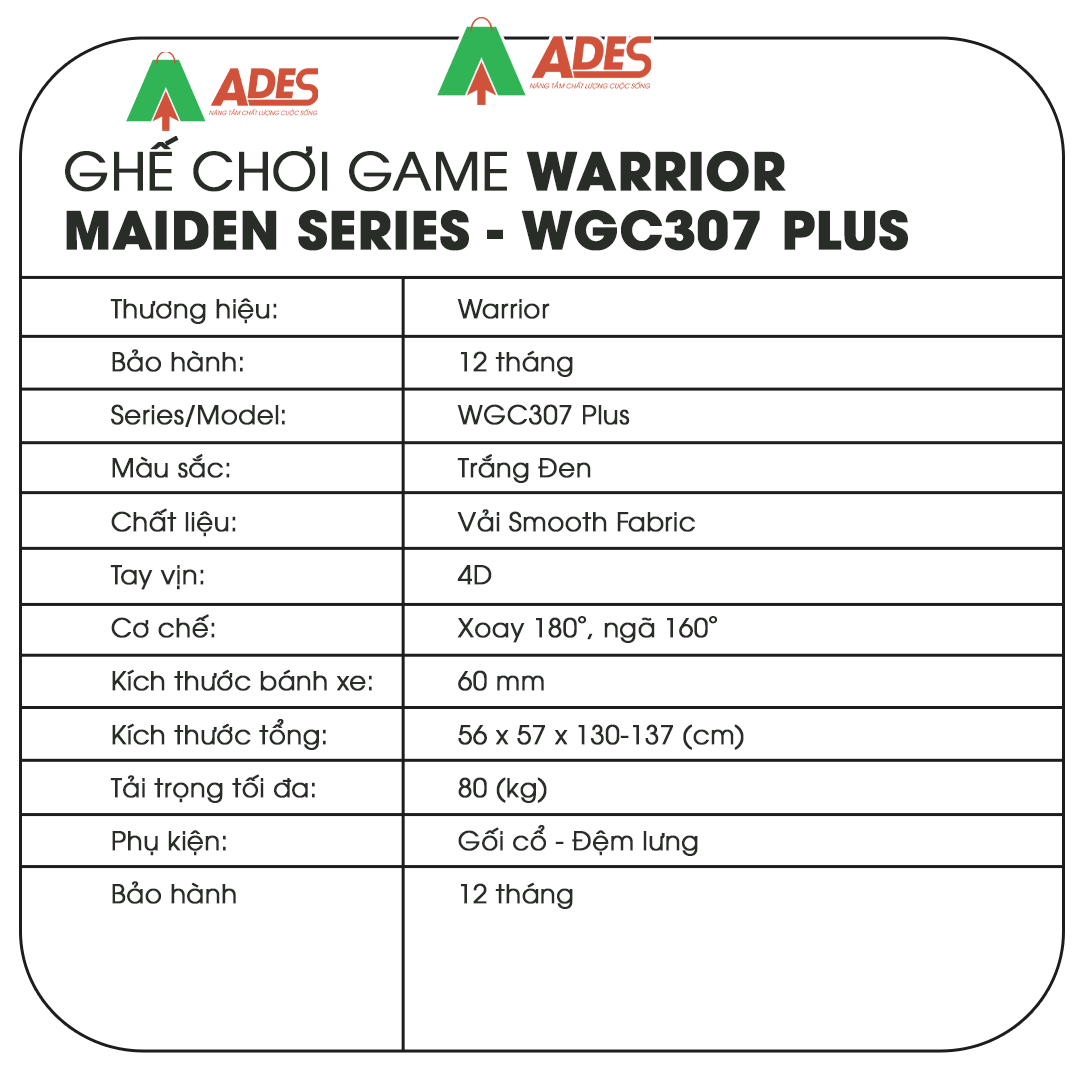 Warrior Maiden Series WGC307 Plus