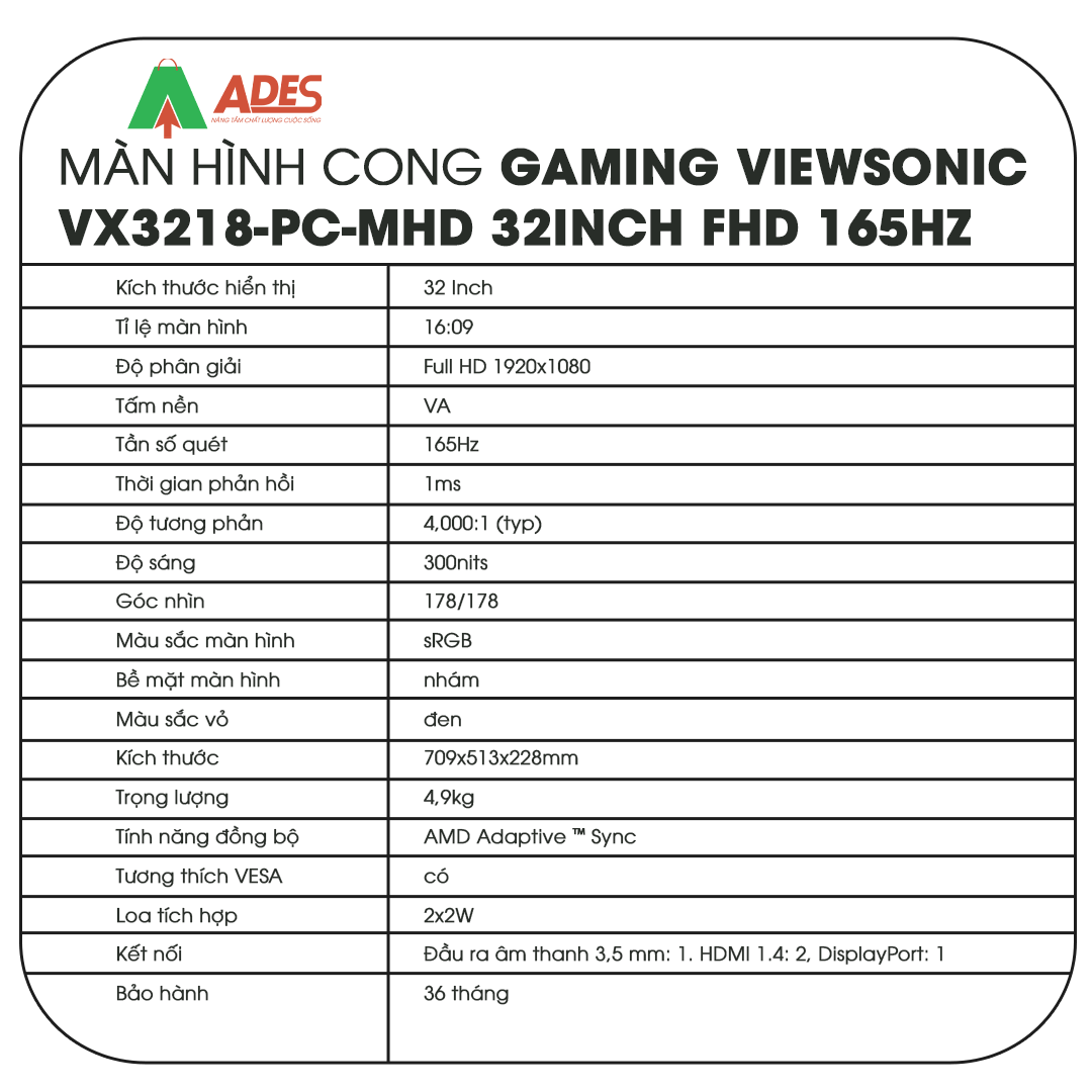ViewSonic VX3218-PC-MHD