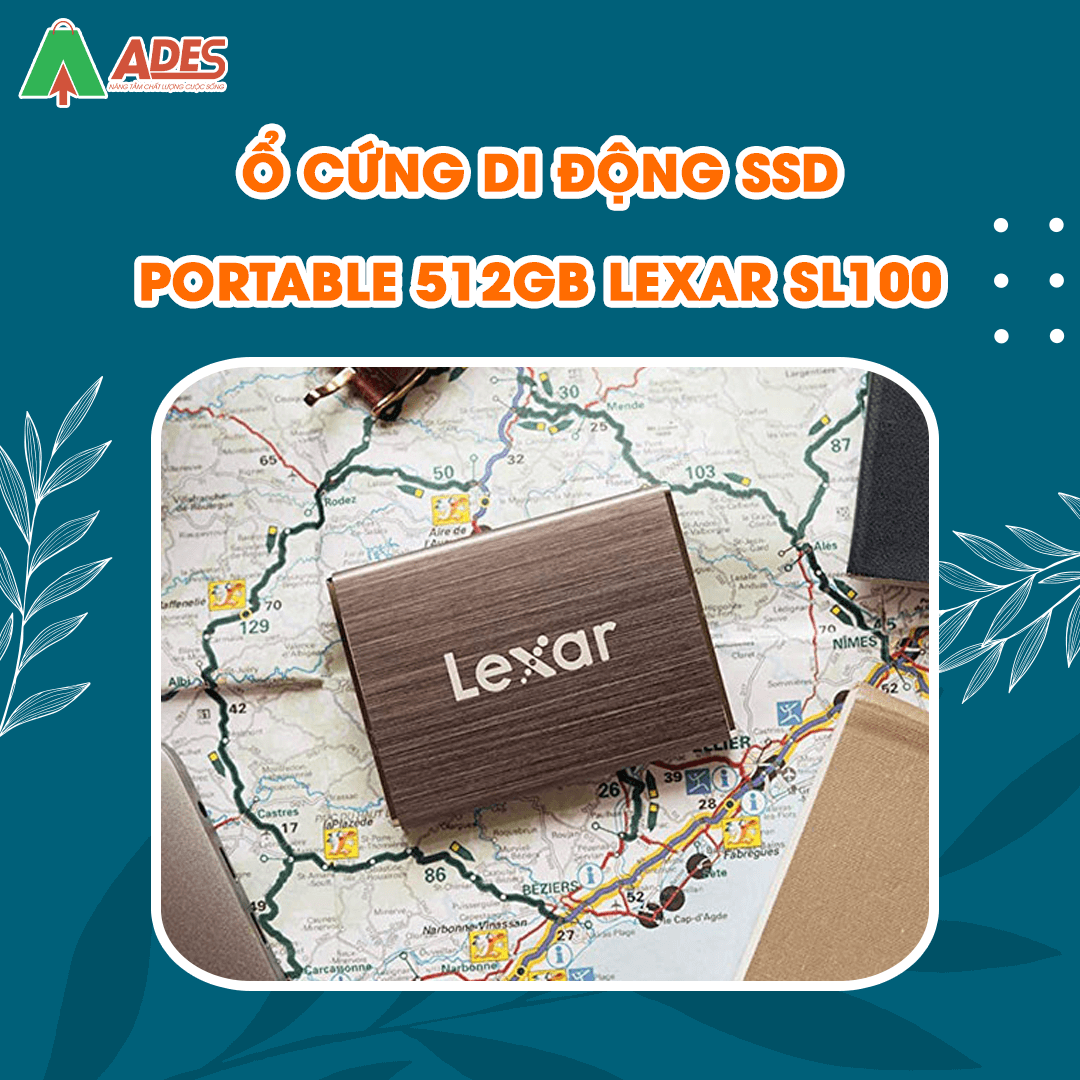 SSD Portable 512GB Lexar SL100