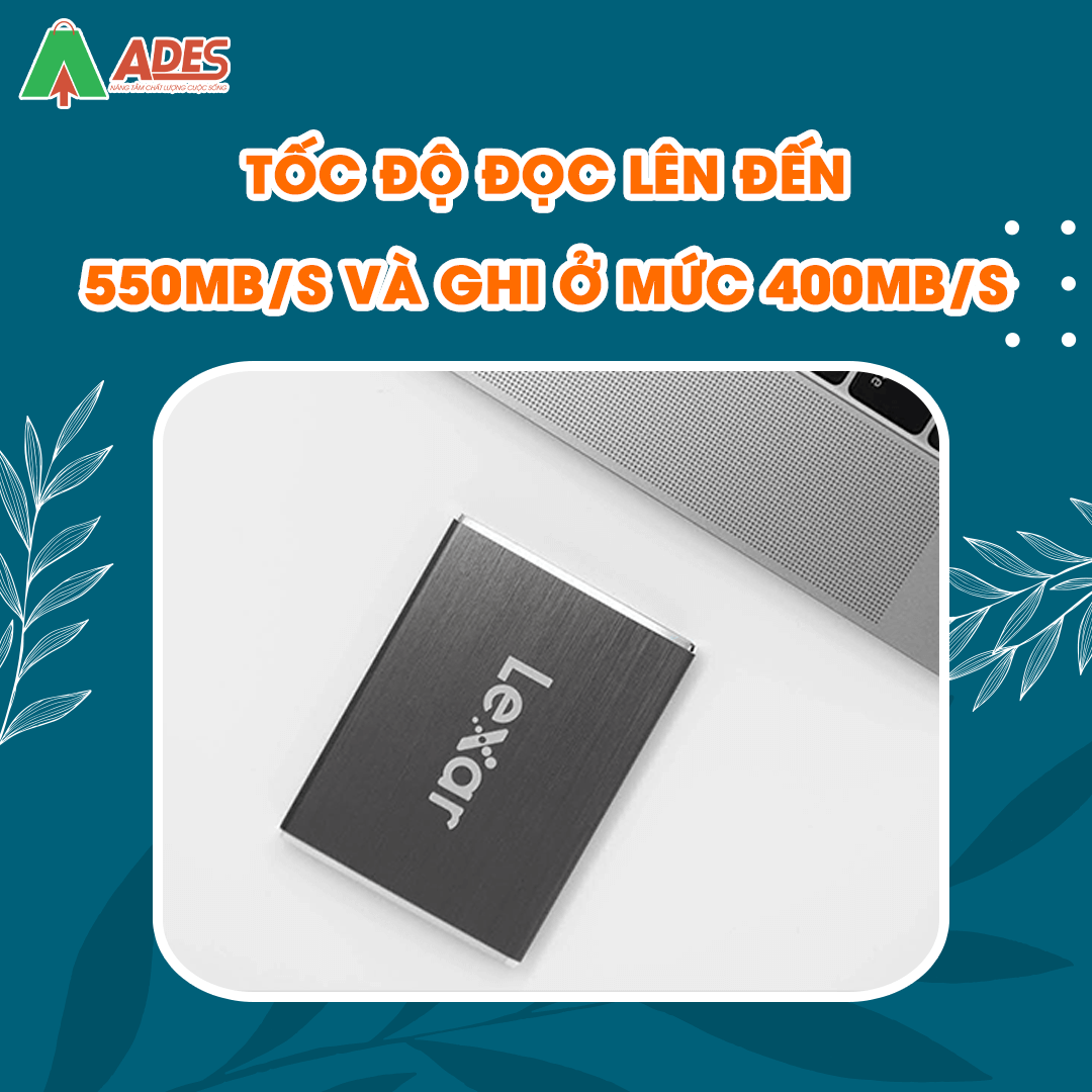 SSD Portable 512GB Lexar SL100