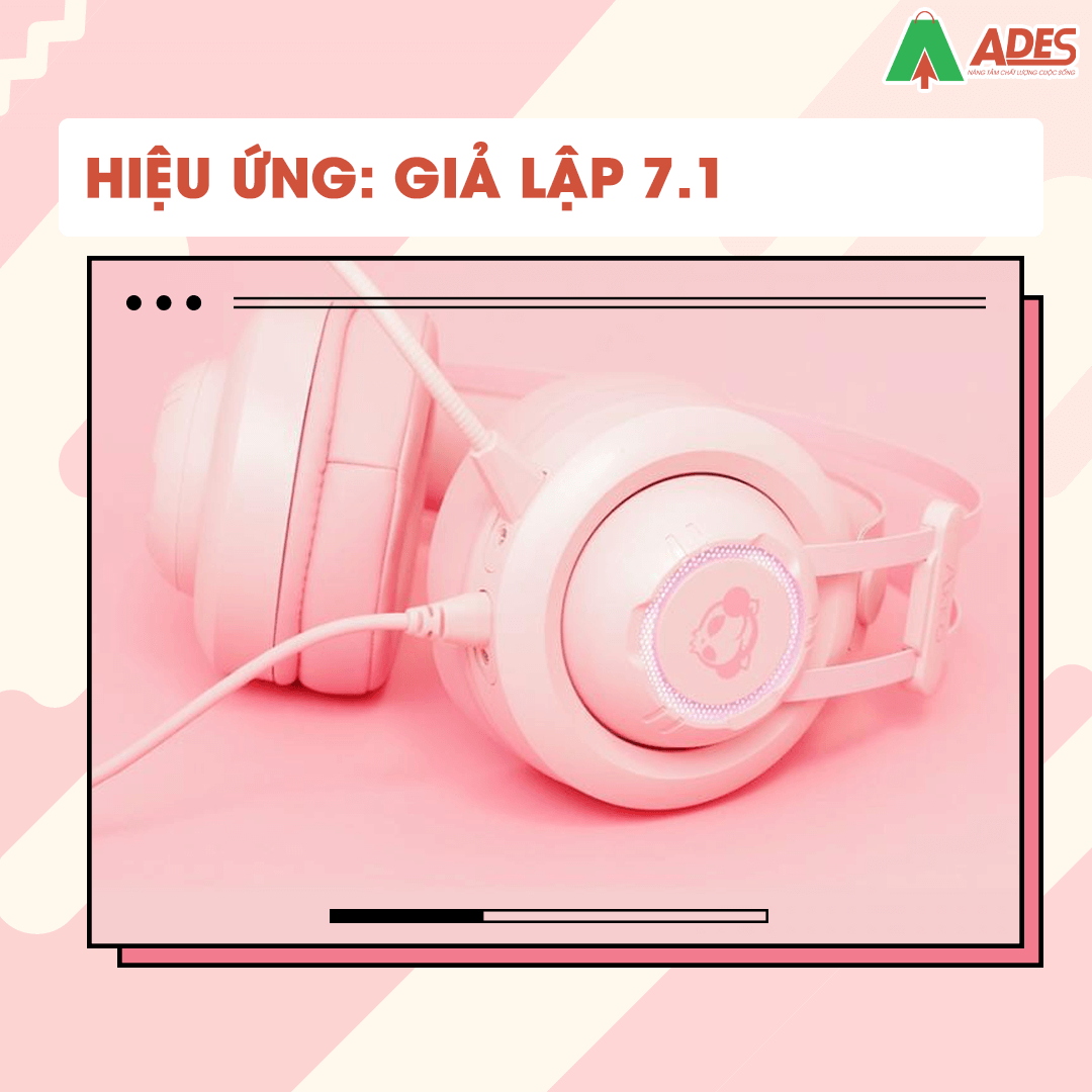 Tai nghe AKKO AD701 - Pink