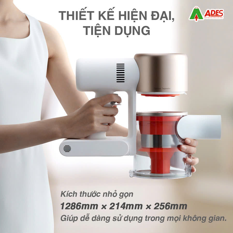 hut bui cam tay cleaner g9+ thiet ke hien dai
