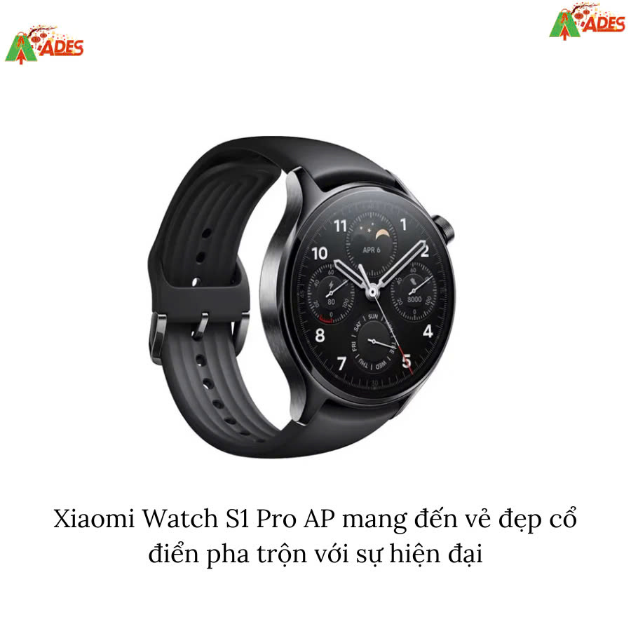Xiaomi Watch S1 Pro AP BHR6424AP thiet ke sang trong 