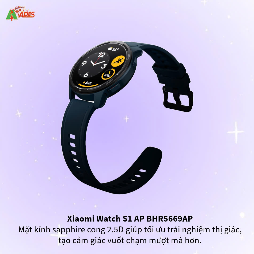 Xiaomi Watch S1 AP BHR5669AP man hinh saphire cong 2.5D