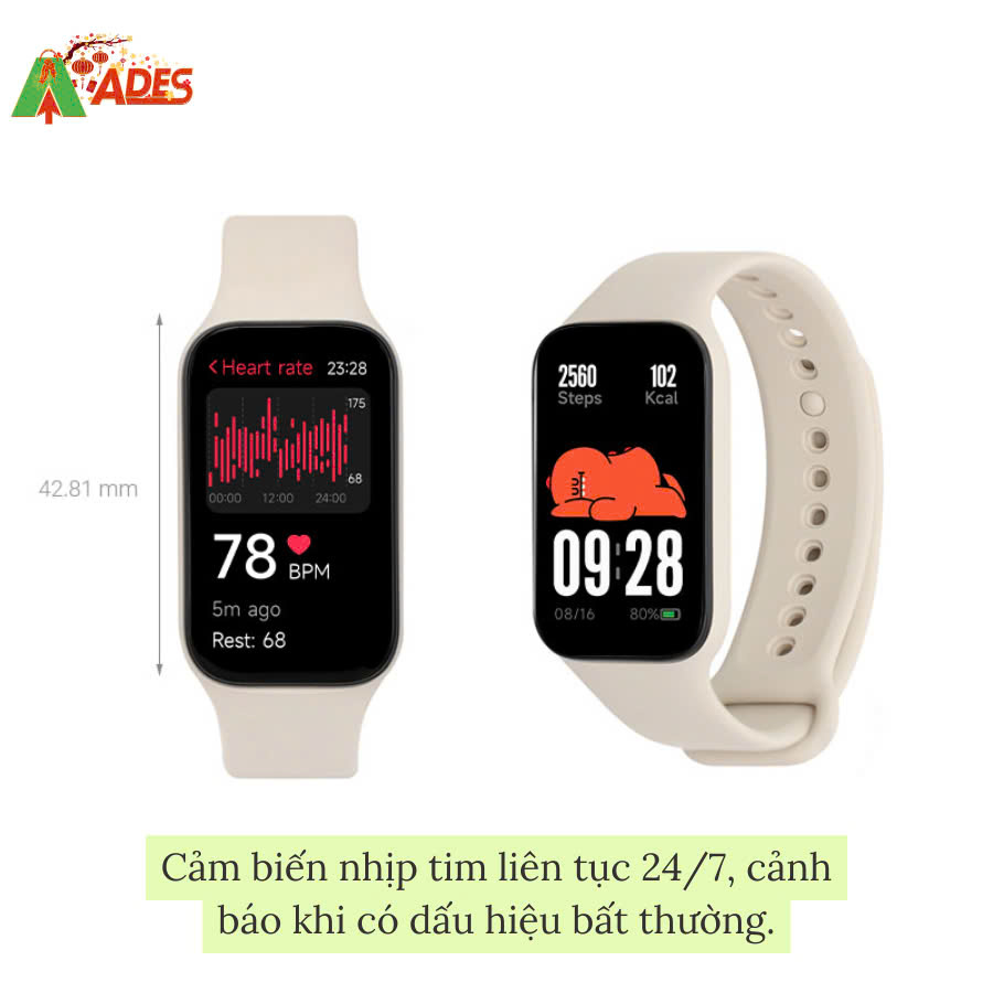 Redmi Smart Band 2 BHR6921AP cam bien nhip tim 
