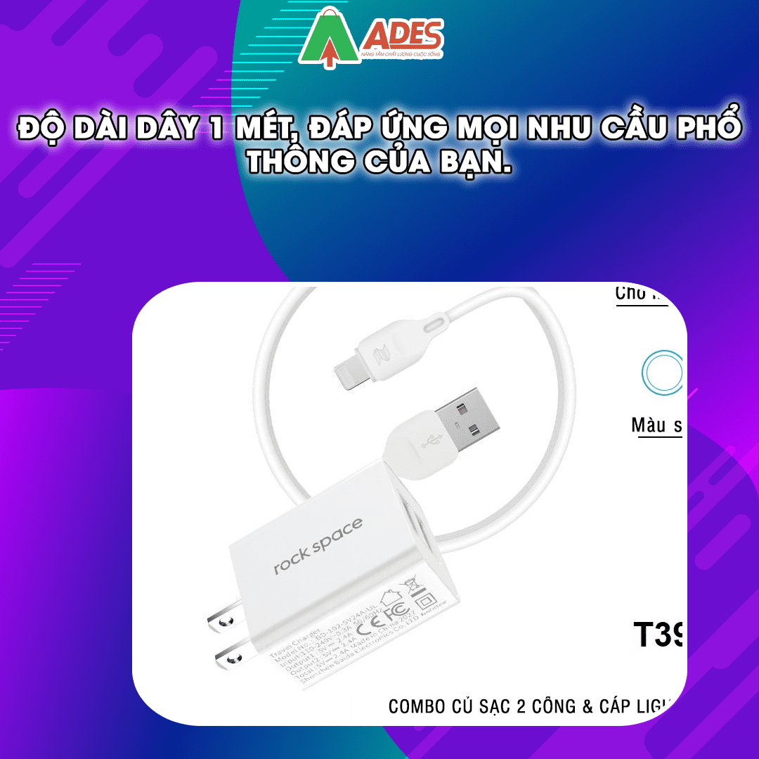 Bo cu sac + cap sac Rockspace T39