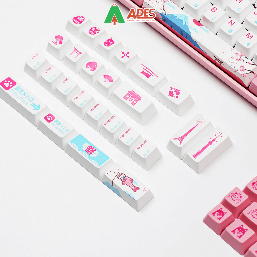 Keycap Akko World Tour Tokyo R2 – 49 keys (Language Kit) | Công ty cổ ...