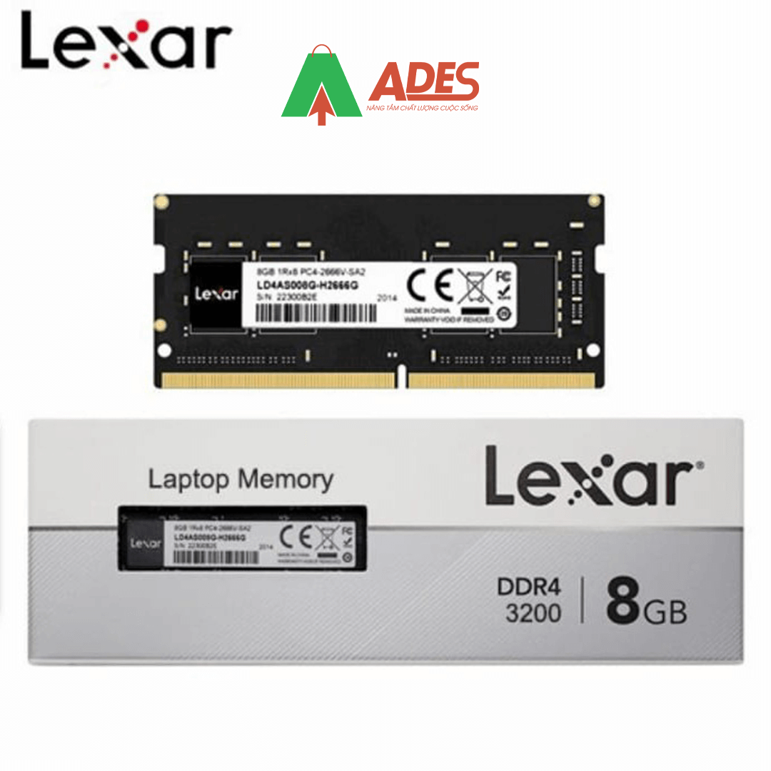 Ram Laptop Lexar 16GB (1x16GB) DDR4 3200Mhz (LD4AS016G-B3200GSST)