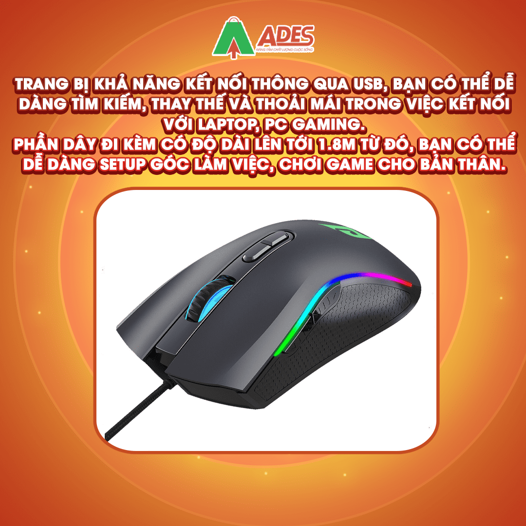 Chuot gaming E-Dra EM624