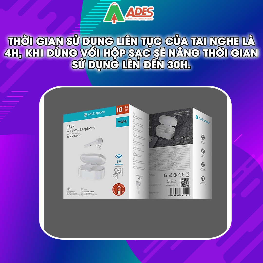 Tai nghe Rockspace EB72