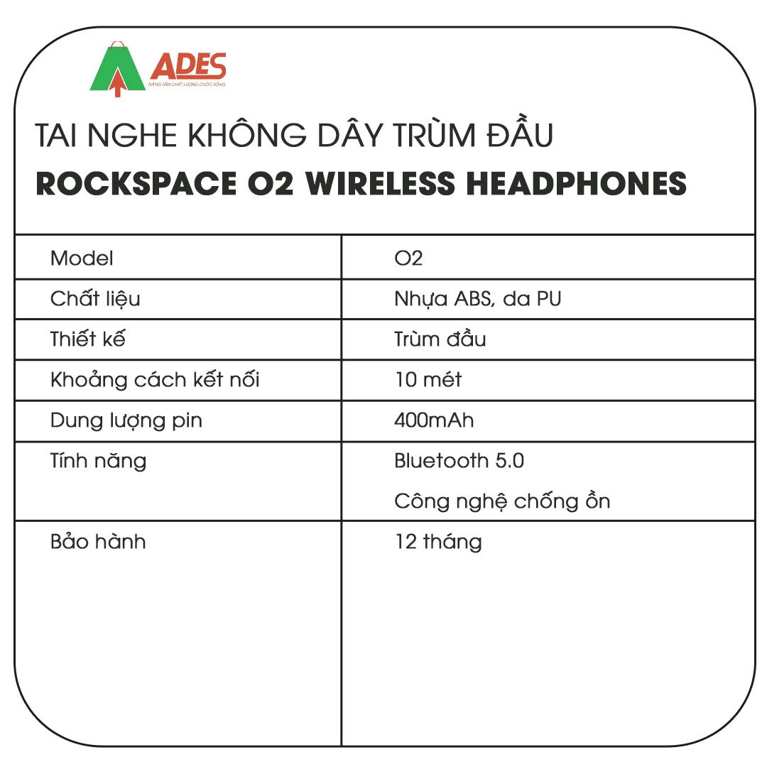 Tai nghe Rockspace O2