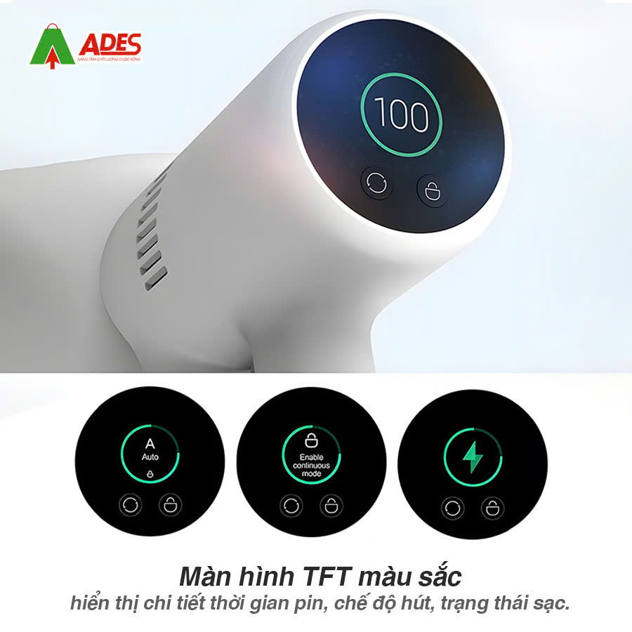 hut bui cam tay cleaner g10 cong nghe hien dai 