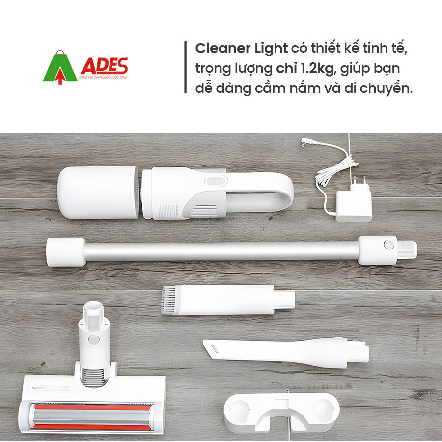 hut bui cam tay cleaner light BHR4636GL thiet ke nho gon, hien dai