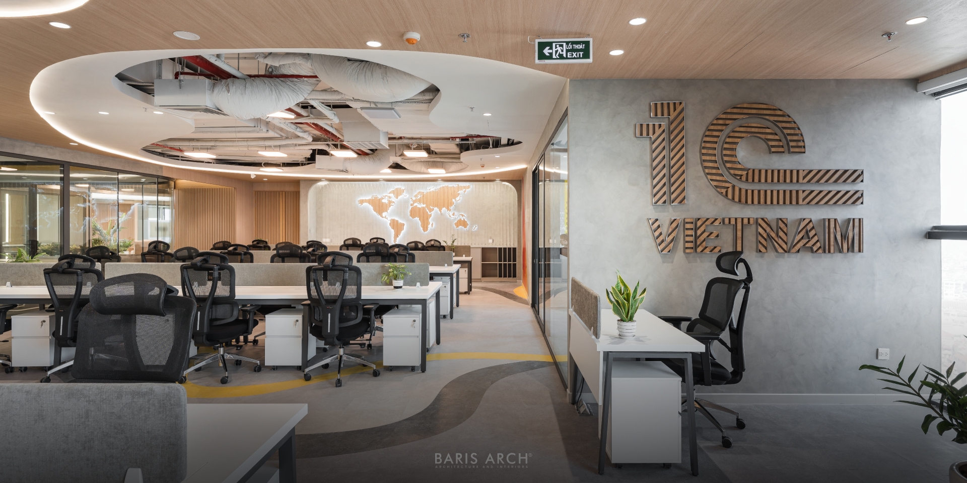 1C OFFICE | MODERN TECHNOLOGICAL OFFICE SPACE WITH AIMS OF SUSTAINABLE DEVELOPMENT