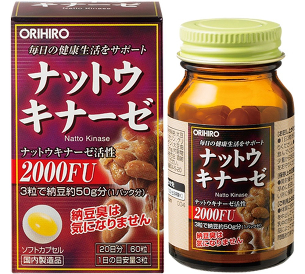 Viên Uống Hỗ Trợ Phòng Đột Quỵ 2000 FU Orihiro Nhật Bản
