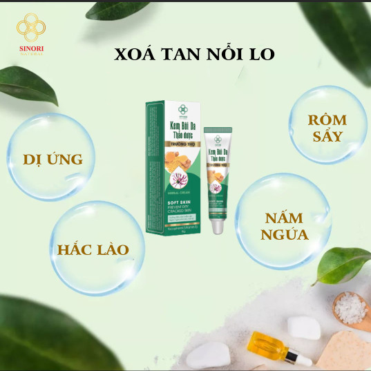 Sản phẩm kem bôi thảo dược có nhiều tác dụng hiệu quả trên làn da của bạn