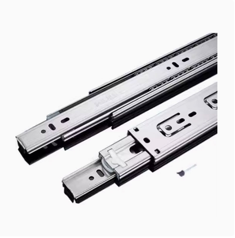 Ray trượt ngăn kéo tủ bằng thép không gỉ mầu đen