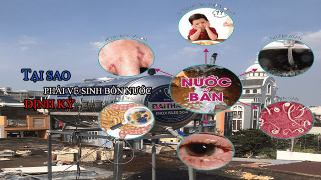 Tại sao cần vệ sinh bồn nước định kỳ?