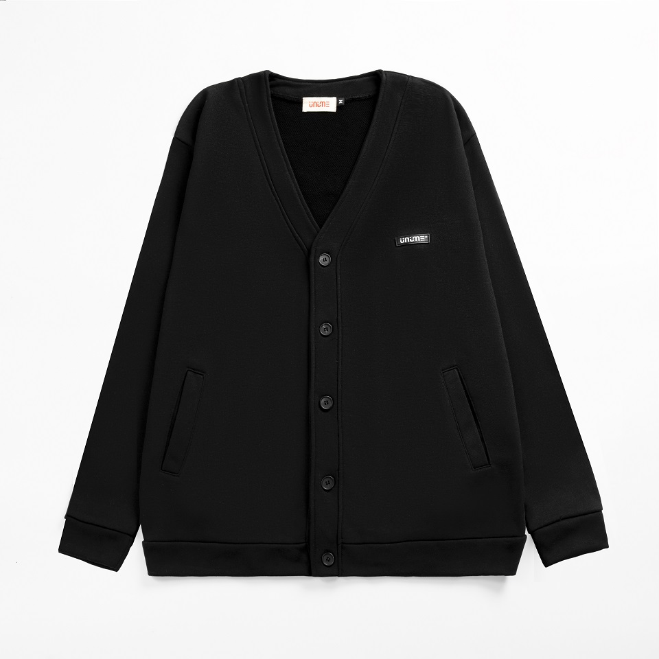 Áo Khoác Cardigan Follow Your Heart - Đen
