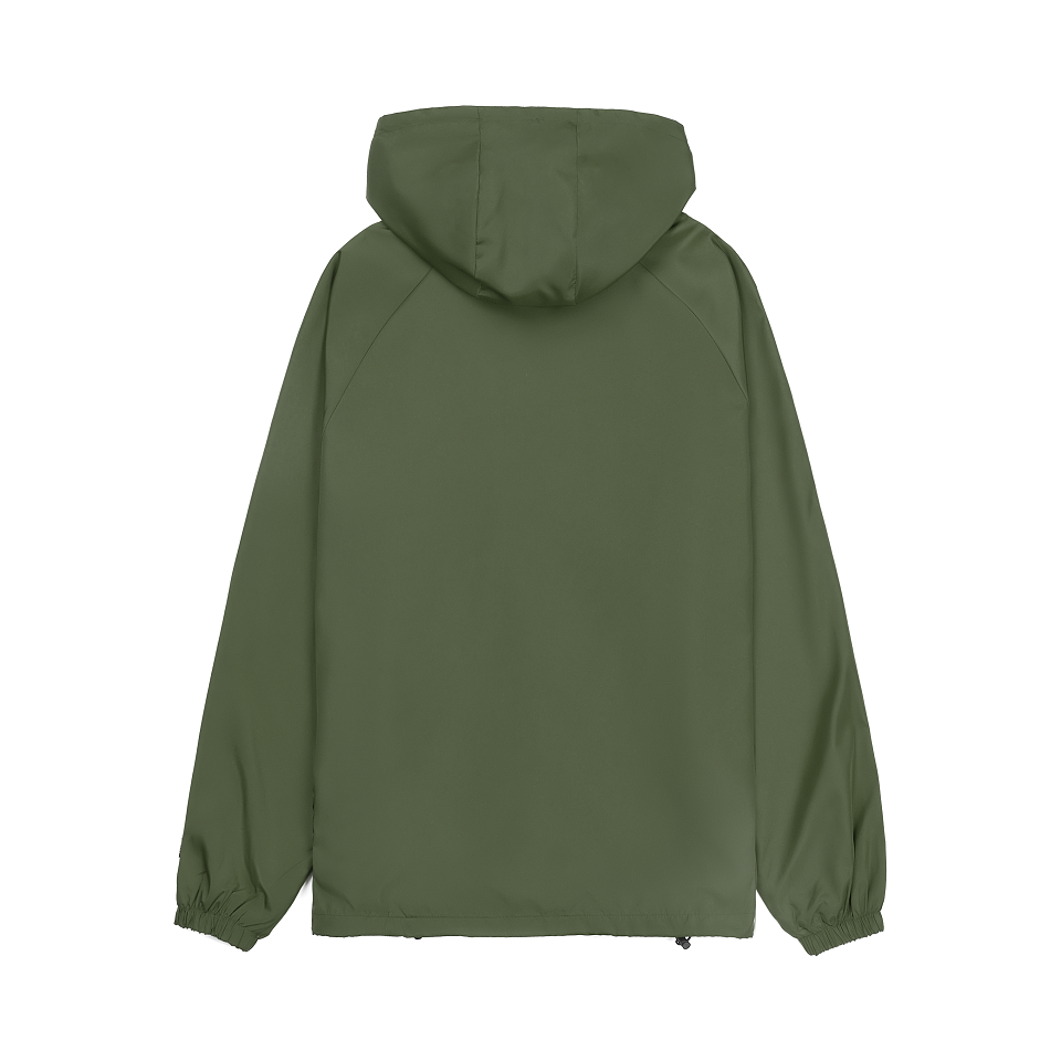 ÁO KHOÁC DÙ 2 LỚP UNIME ESSENTIAL UTILITY - XANH RÊU