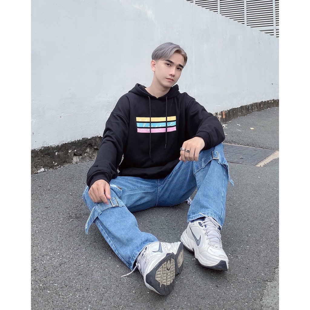 Áo khoác Hoodie Basic V1 100% cotton cao cấp - Xanh