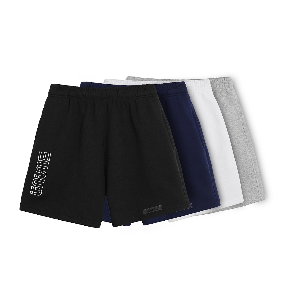 Quần đùi Nam Nữ Essential Active Short - Trắng