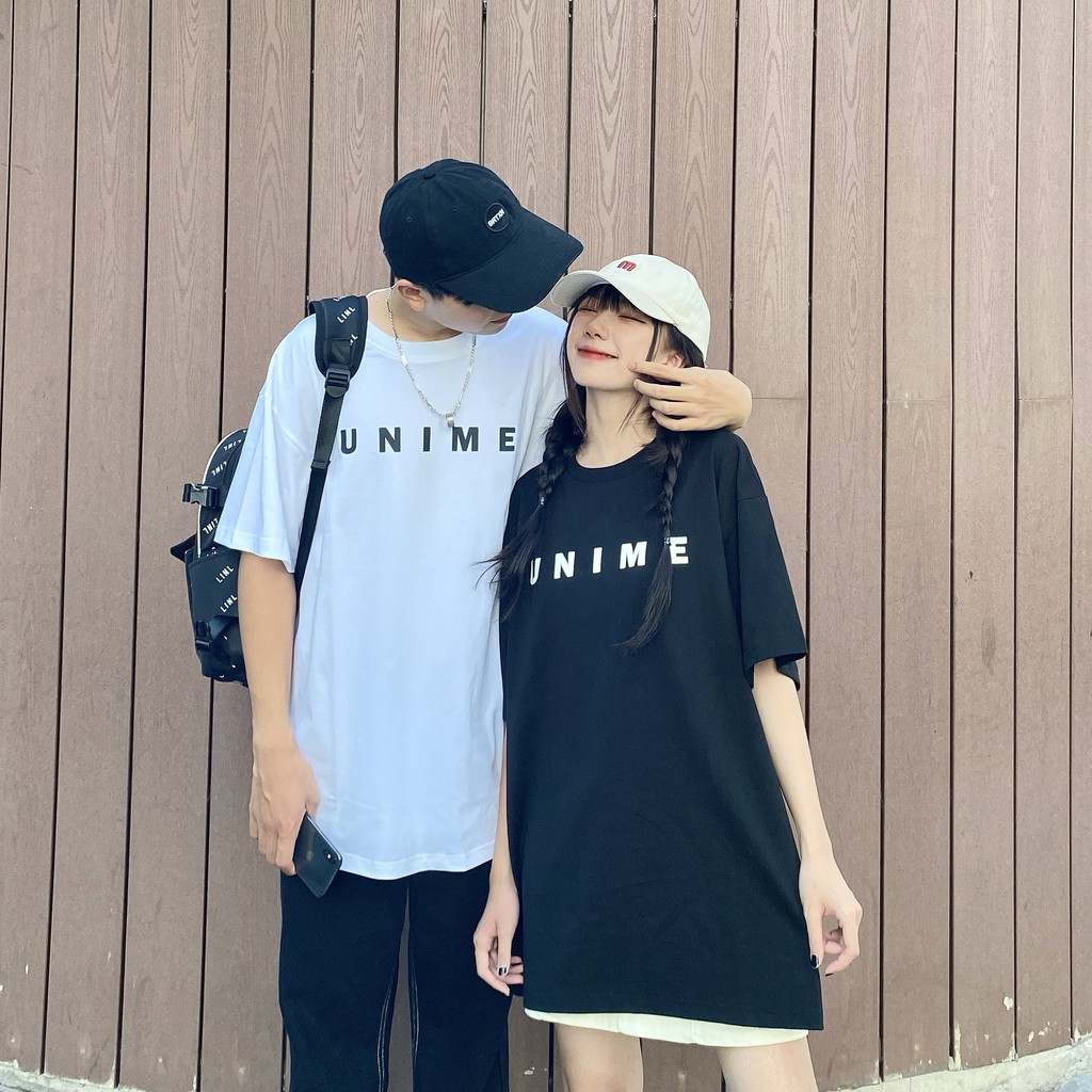 Áo thun Unime Tee V1 100% cotton cao cấp - Đen, Trắng