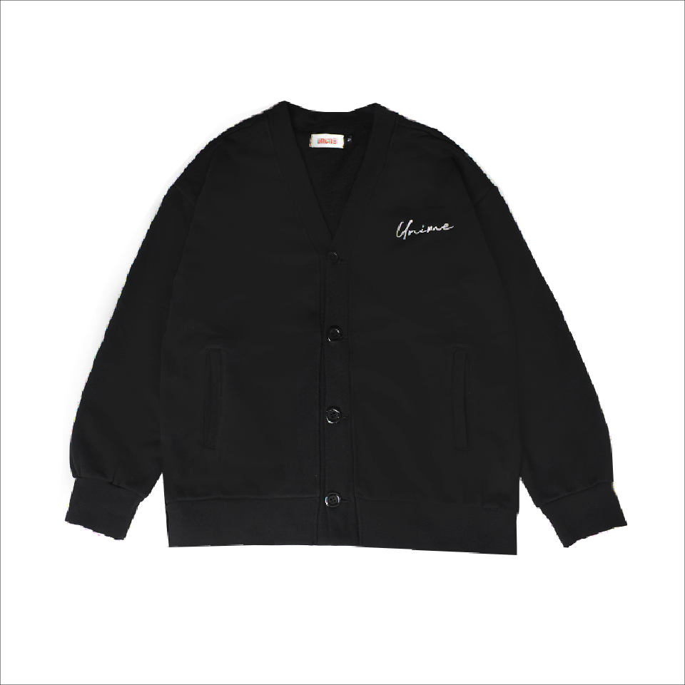 Áo Khoác Cardigan Nam/Nữ Unime Choose To Shine - Đen