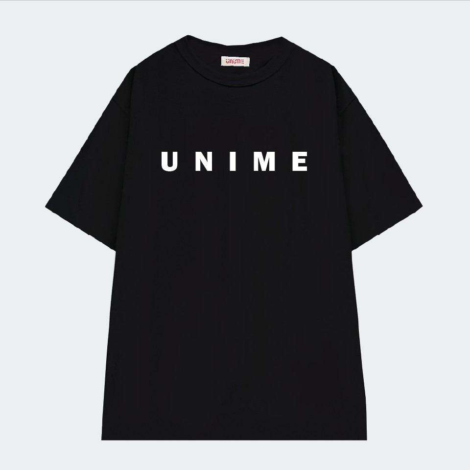 Áo thun Unime Tee V1 100% cotton cao cấp - Đen, Trắng