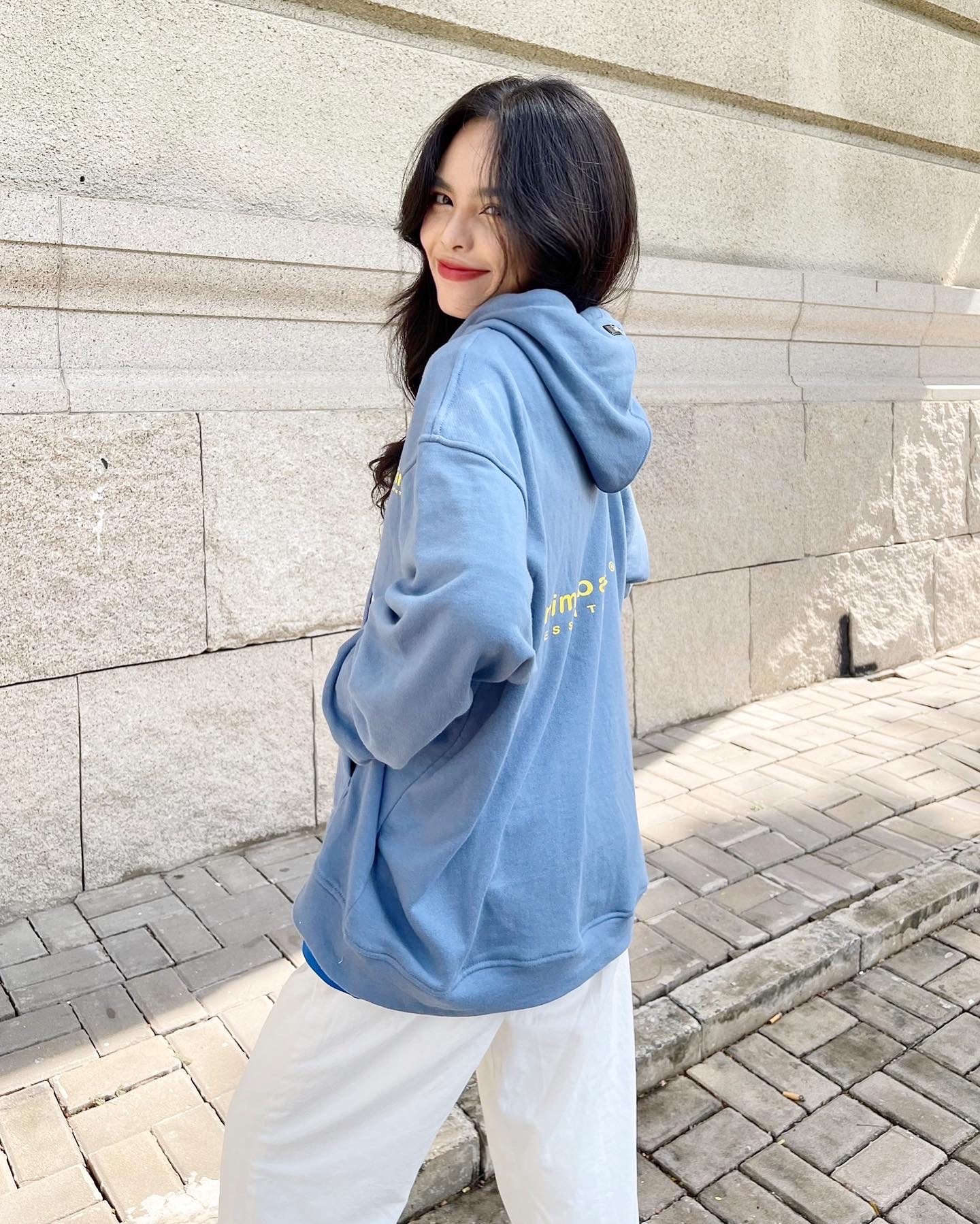 ÁO KHOÁC NAM/NỮ HOODIE ZIP UNIME BASIC ESSENTIAL -  XANH NAVY