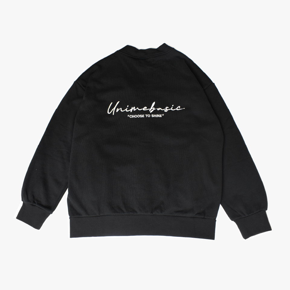 Áo Khoác Cardigan Nam/Nữ Unime Choose To Shine - Đen
