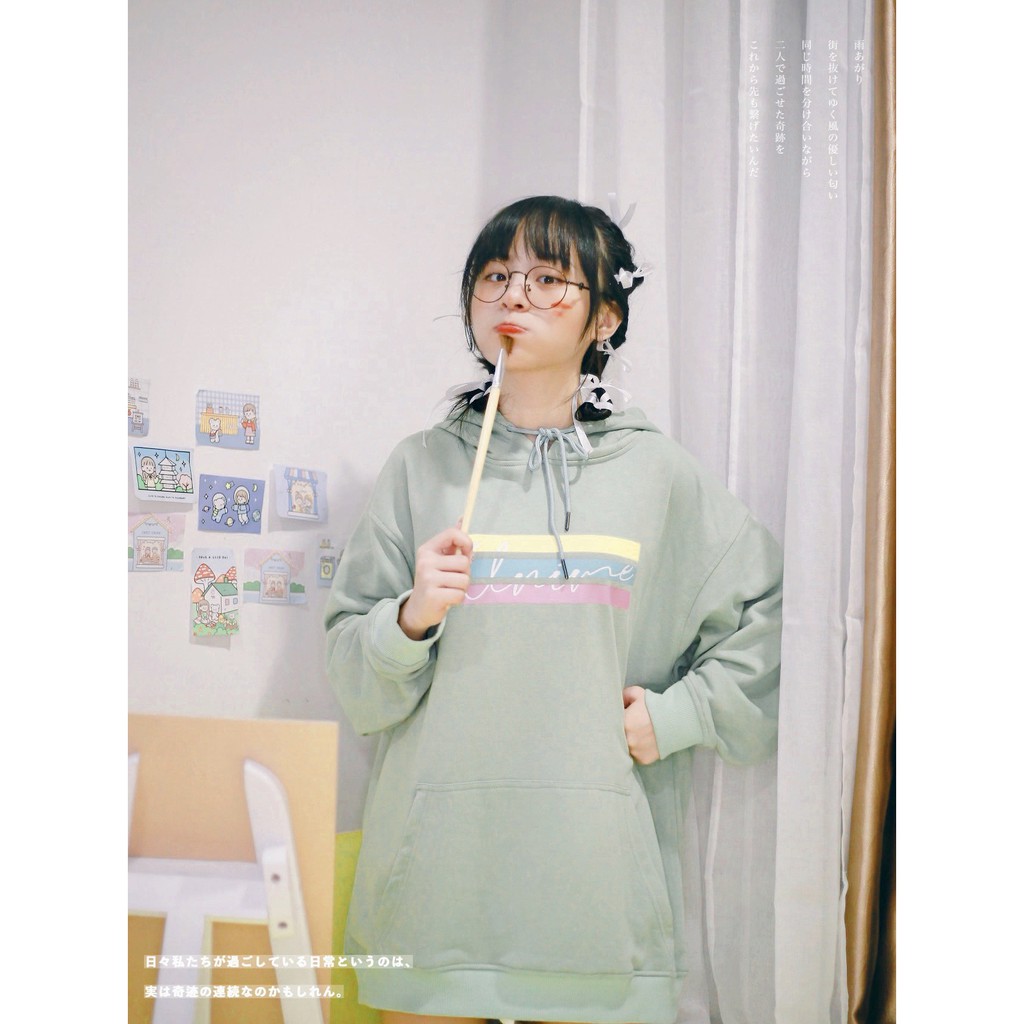 Áo khoác Hoodie Basic V1 100% cotton cao cấp - Xanh