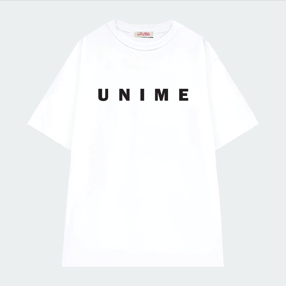 Áo thun Unime Tee V1 100% cotton cao cấp - Đen, Trắng