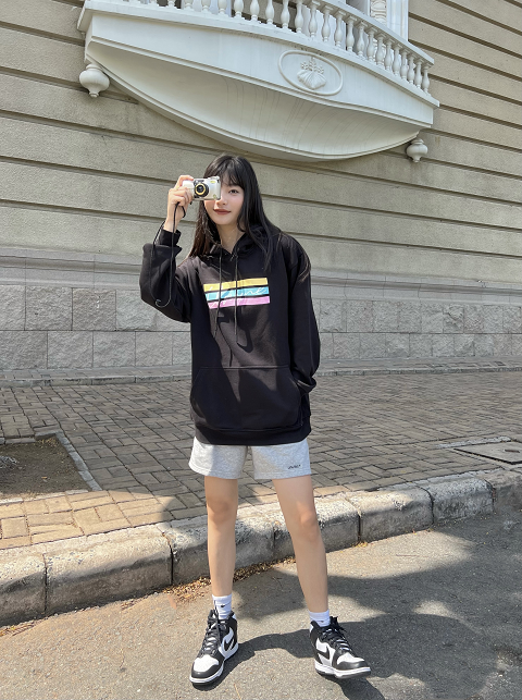 Quần đùi Nam Nữ Essential Active Short - Trắng