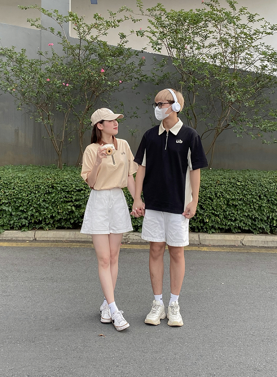 Áo Polo Zip phối màu Zippy Polo