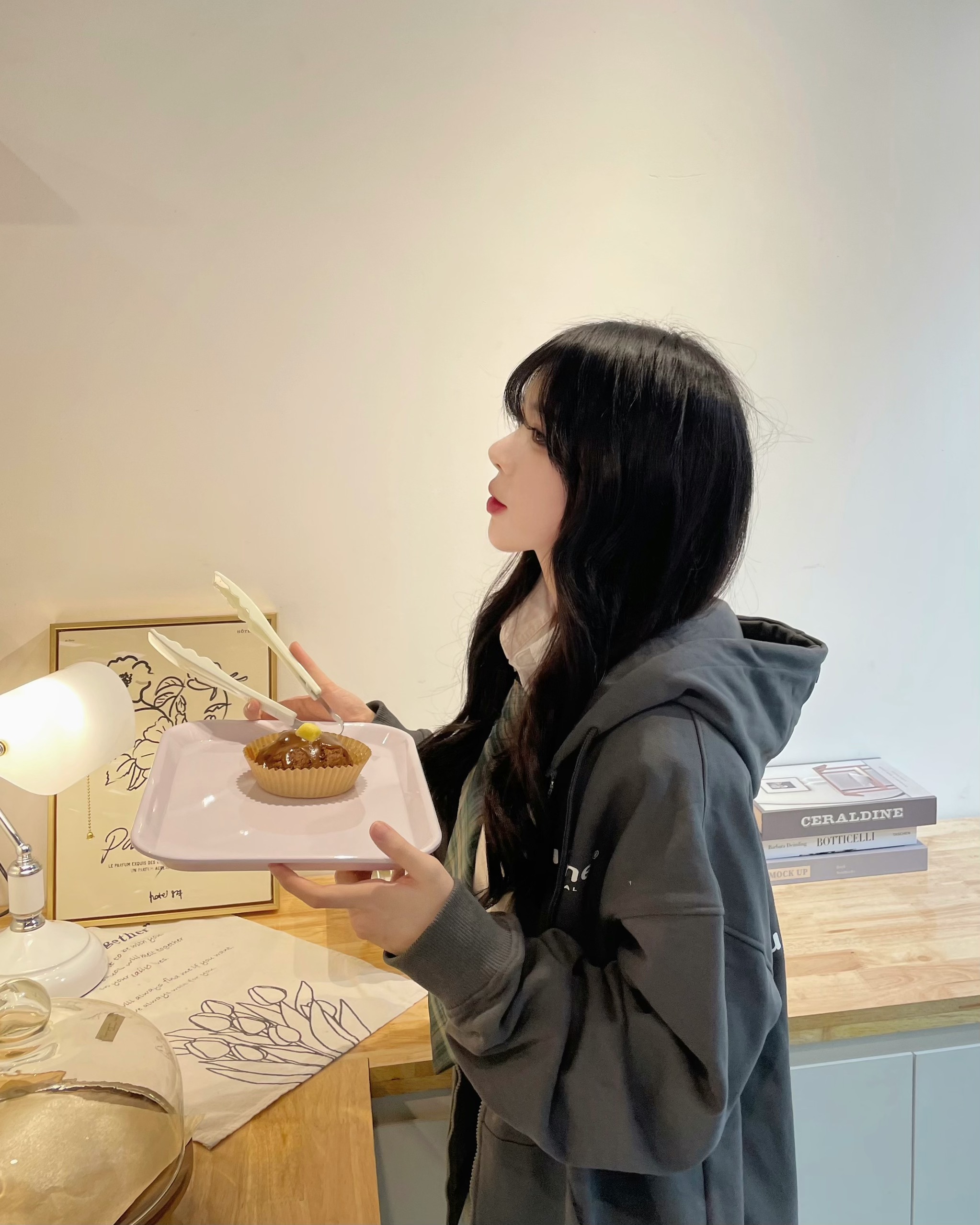 Áo khoác hoodie zip nam/nữ vải chân cua Unime Basic Essential - Xám chì