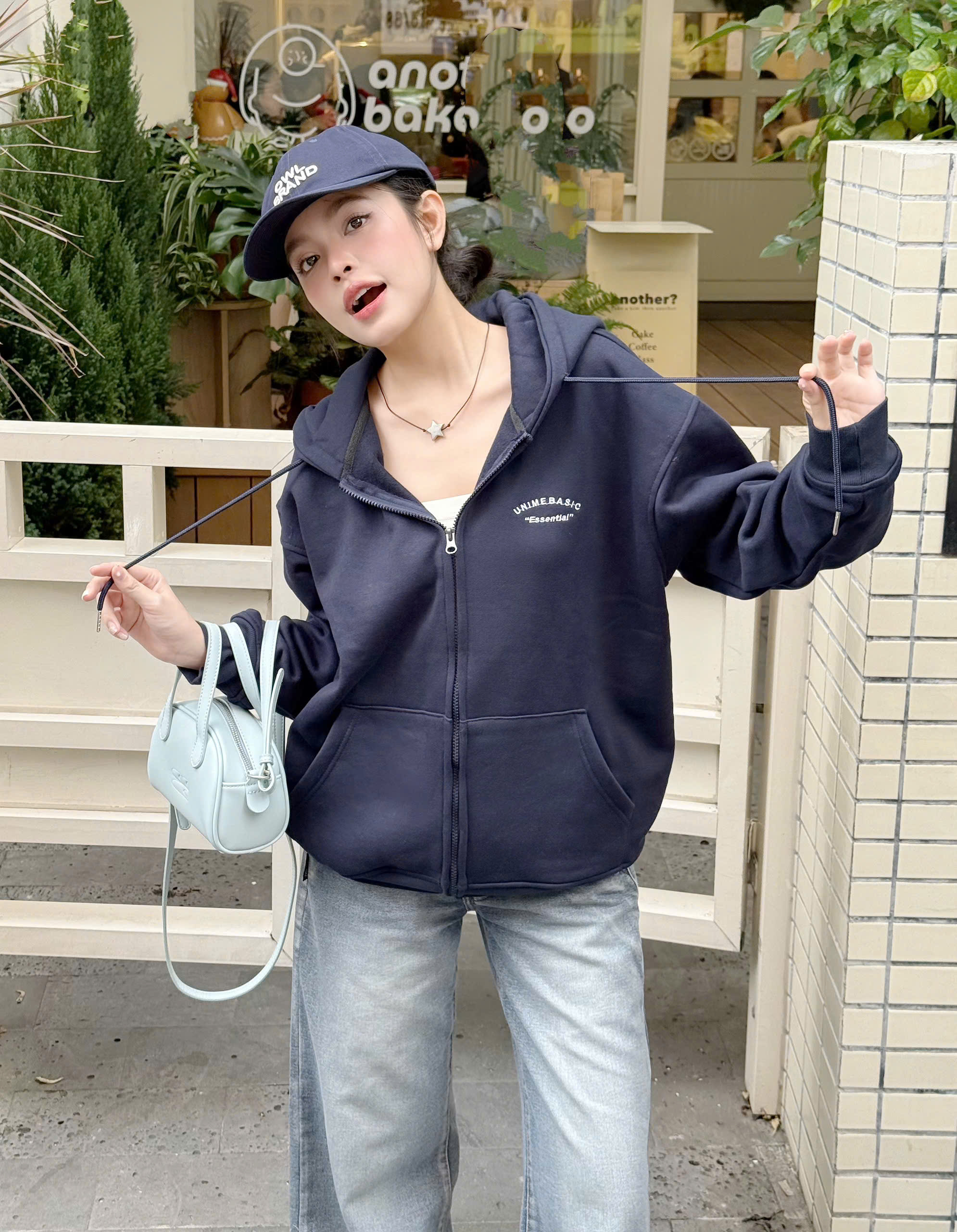 Áo khoác hoodie zip Signature Zipper