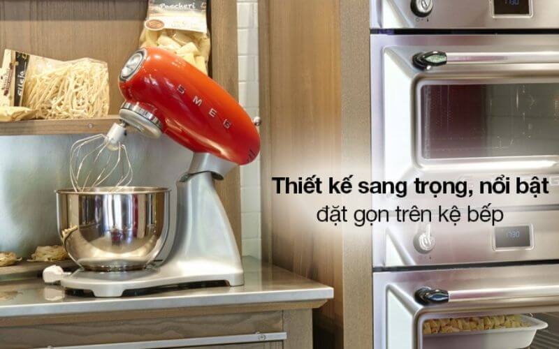 Thiết kế máy sang trọng và tiện ích máy nhồi bột smeg