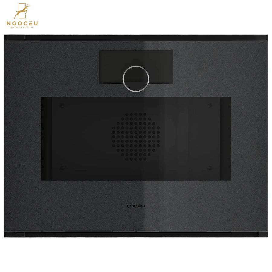 Lò nướng kèm hấp cánh trái Gaggenau Minimalistic GS241100 Onyx