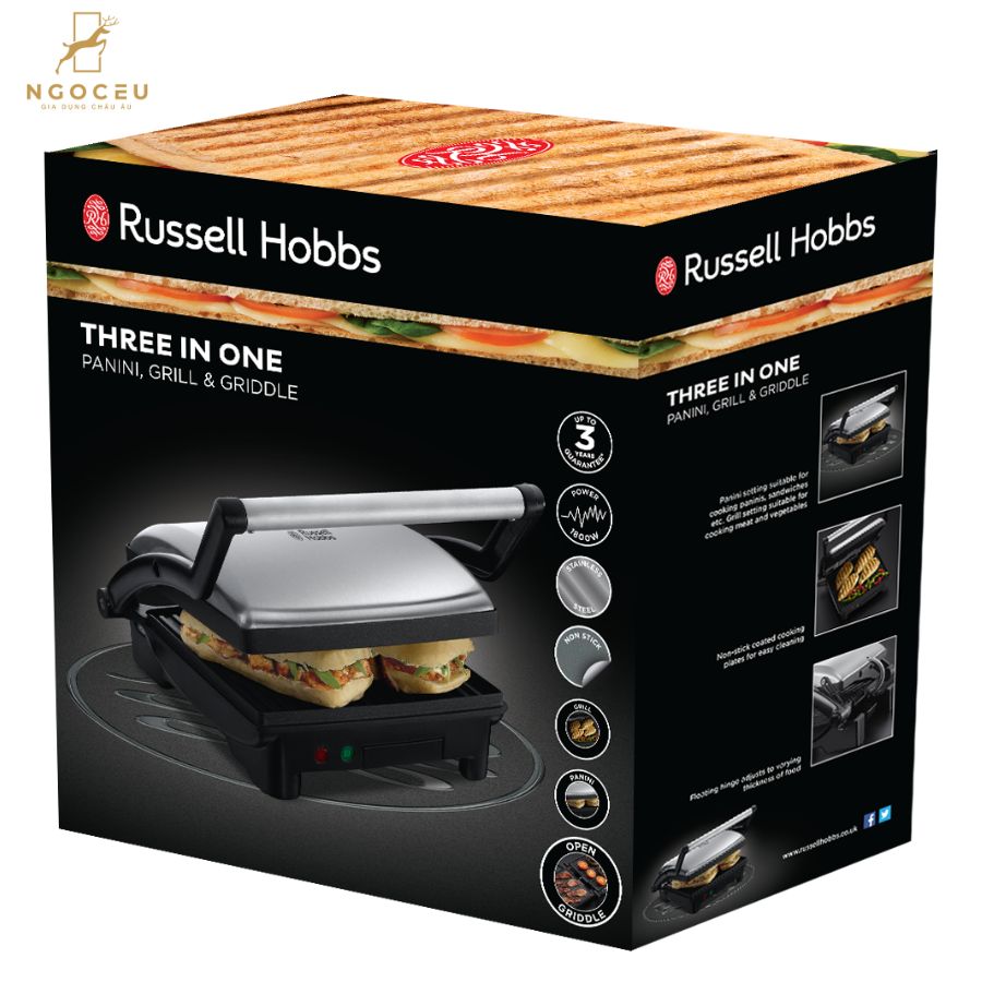 Bếp nướng 3in1 Russell Hobbs Panini 17888-56