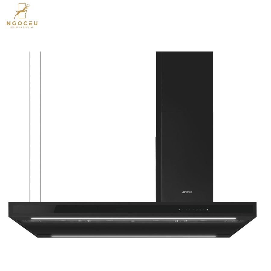 Máy hút mùi đảo Smeg KLTI12L4MB - 120cm