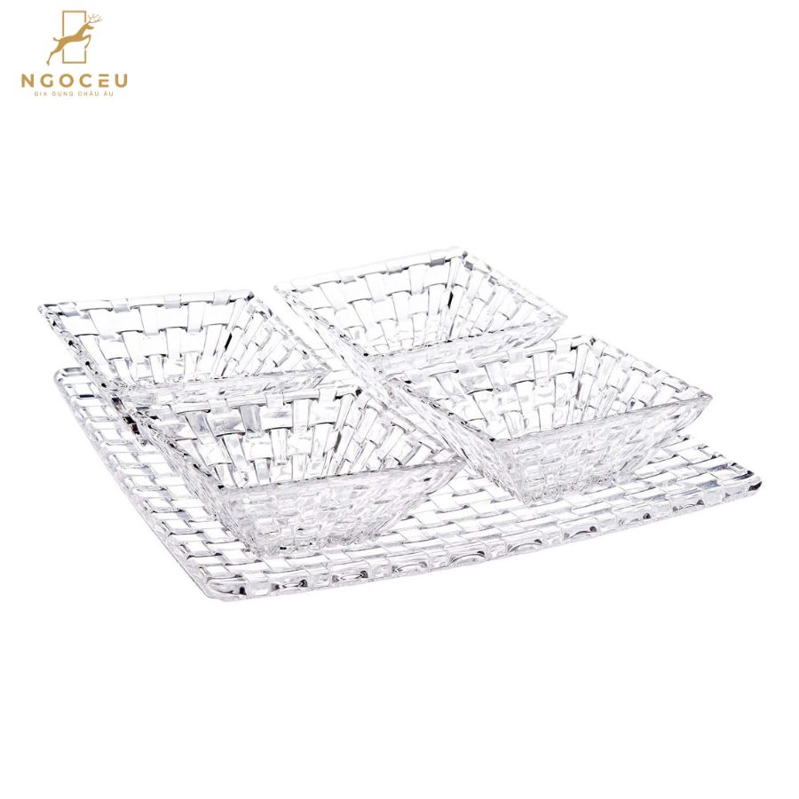 Bộ đĩa kèm khay đựng 5 món Nachtmann 90023 Bossa Nova