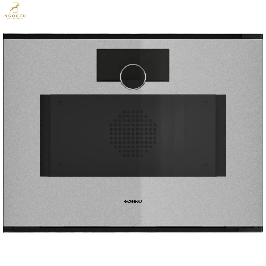 Lò nướng kèm hấp cánh phải Gaggenau Minimalistic GS250130 Sterling