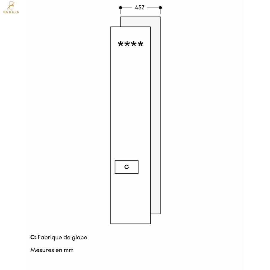 Tủ đông Vario Expressive 280L - Gaggenau RVF417190
